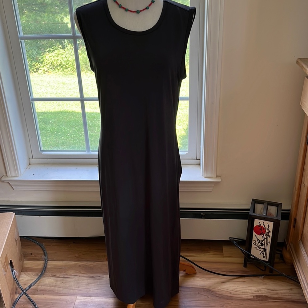 Eastern Mountain Sports EMS sleeveless long dress women’s medium dark gray